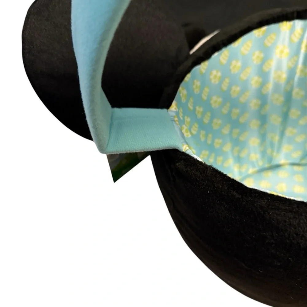 Disney Mickey Mouse Plush Basket - Black and Cream